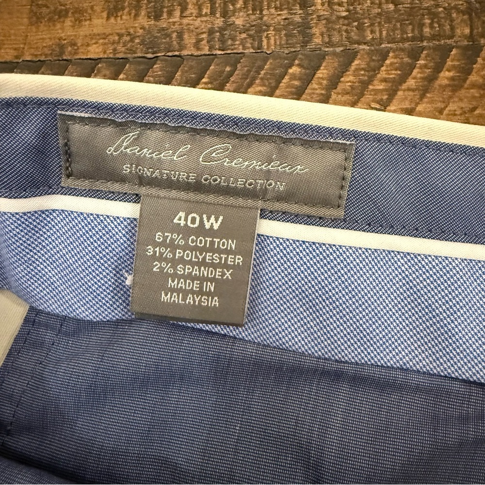 Daniel Cremieux Shorts Mens 40 Tan Signature Collection Performance Chino NWT - Picture 4 of 4